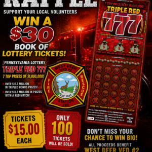 $30.00 book of lotto tickets #1063