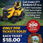 Cub cadet tractor #1069