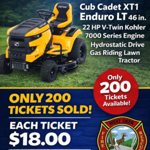 Cub cadet tractor raffle #956