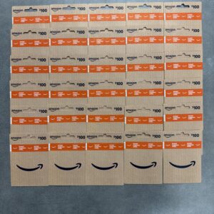 $3,000.00 Amazon gift card package #1170