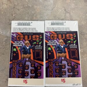 2 $5.00 books of pa lotto tickets 1055