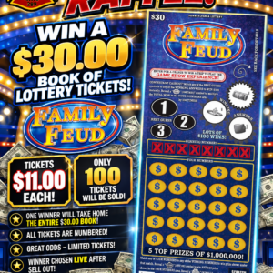 $30.00 BOOK of lotto tickets speed raffle 1331